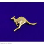 Gold Kangaroo Pins
