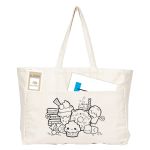 Colouring In Large Canvas Shopper Bag